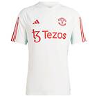 Adidas Manchester United Fc 23/24 Tiro Short Sleeve T-shirt Training Vit L