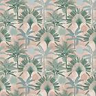 Palm furn. Malaysian Wallpaper Blush/Green MAL/WP1/BGRE
