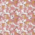 Blush furn. Demoiselle Wallpaper DEMOISE/WP1/BLS