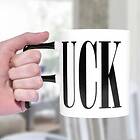 White ThumbsUp *uck Mug 325ml, Ceramic,
