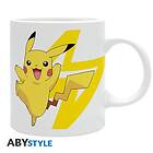Logo Abysse POKEMON Mug 320ml & Pikachu