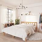 vidaXL Sängynrunko honungsbrun massiv furu 90x200 cm 810065