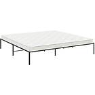 vidaXL Sängram metall svart 180x200 cm 350850