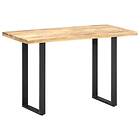 vidaXL Spisebord 120x60x76 cm massivt mangoträ 285837