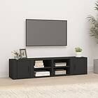 vidaXL TV Stand 2 st svart 80x31.5x36 cm konstruerat trä 819439