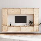 vidaXL TV Stand 8 st massiv furu 3100194