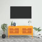 vidaXL TV Stand senapsgul 105x35x50 cm stål 336236