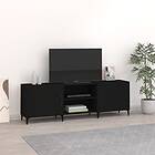 vidaXL TV-benk svart 150x30x50 cm konstruerat trä 812628