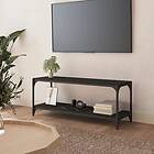 vidaXL TV-benk svart 100x33x41 cm Konstruerat trä och stål 819347