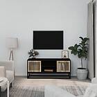 vidaXL Tv-bänk svart 105x30x45 cm konstruerat trä 352098