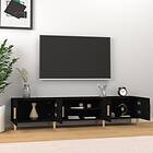 vidaXL TV-skåp svart 180x31,5x40 cm konstruerat trä 816257