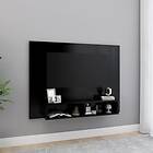 vidaXL Väggmonterat tv-skåp svart 120x23,5x90 cm konstruerat trä 808270