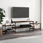 vidaXL TV Stand rökfärgad ek 197x35x52 cm konstruerat trä 826327