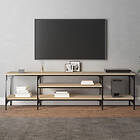 vidaXL TV Stand sonoma-ek 161x35x45 cm konstruerat trä & järn 831809