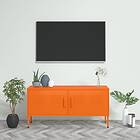 vidaXL TV Stand orange 105x35x50 cm stål 336228