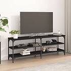 vidaXL Support TV svart 140x30x50 cm konstruerat trä 826744