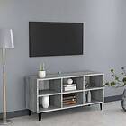 vidaXL TV-taso med metallben grå sonoma-ek 103,5x30x50 cm 813156
