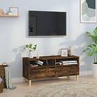 vidaXL TV Stand rökfärgad ek 100x34.5x44.5 cm konstruerat trä 831898