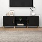 vidaXL Support TV svart 150x30x50 cm konstruerat trä 812619