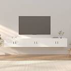vidaXL Väggmonterade tv-skåp 3 st vit 100x34,5x40 cm 3188374
