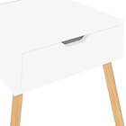 vidaXL Yöpöytä 2 st vit högglans 40x40x56 cm spånskiva 326808
