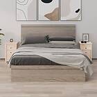 vidaXL Sängbord 2 st 40x35x61,5 cm massiv furu 813700