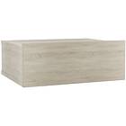 vidaXL Svävande sängbord sonoma-ek 40x30x15 cm konstruerat trä 800312