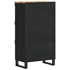 vidaXL Sidoskåp 60x33x107 cm massivt mangoträ 352889