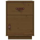 vidaXL Nattbord honungsbrun 40x34x55 cm massiv furu 818311