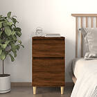 vidaXL Sängbord brun ek 40x35x70 cm 819706