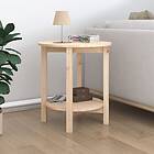 vidaXL Soffbord Ø 55 x 60 cm massiv furu 822352