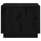vidaXL Tables Basses svart 120x50x40,5 cm massiv furu 814418
