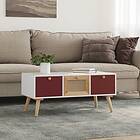 vidaXL Sofabord med skuffer 80x40x35,5 cm konstruerat trä 352157