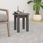 vidaXL Tables Basses grå Ø 35x35 cm massivt furu 822339