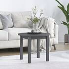 vidaXL Tables Basses grå Ø 55x45 cm massivt furu 822329