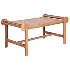 vidaXL Tables Basses 100x50x45 cm massiv teak 44734