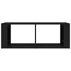 vidaXL Sofabord svart 100x50x36 cm konstruerat trä 816521