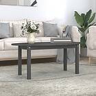 vidaXL Tables Basses grå 110x55x45 cm massiv furu 822344