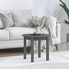 vidaXL Tables Basses grå Ø 45x40cm massivt furu 822334