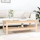 vidaXL Sofabord 110x50x40 cm massiv furu 814274