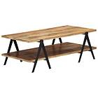 vidaXL Soffbord 115x60x40 cm massivt mangoträ 248094