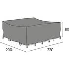 Hillerstorp Möbelskydd 200x220x80 cm Grå 942022