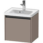 Duravit Ketho.2 Servantskap, 1 Skuff 484x375 mm, Basalt