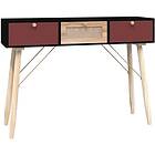 vidaXL Konsolbord med lådor 105x30x75 cm konstruerat trä 352161