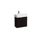 Laufen Base Servantskap med 2 dører 58.5x29x52.5 cm, Mørk Brun Alm