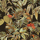 vidaXL DUTCH WALLCOVERINGS Tapet Bird-of-Paradise svart 430613