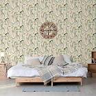 vidaXL DUTCH WALLCOVERINGS Tapet Flamingo gräddvit och mintgrön 442563