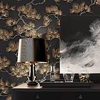 vidaXL DUTCH WALLCOVERINGS Tapet tall svart och guld 437399