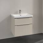 Villeroy & Boch Subway 3.0 Servantskap m/2 skuffer 622x576x478 mm, Lys Grå Matt