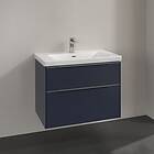 Villeroy & Boch Subway 3.0 Servantskap m/2 skuffer 772x576x478 mm, Blå Matt